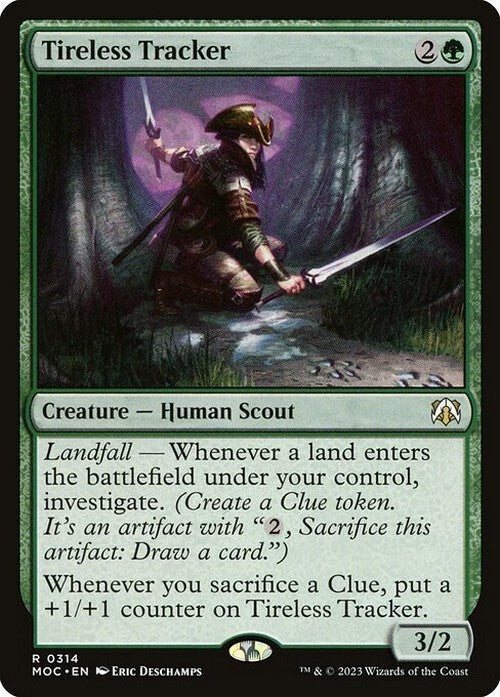 Tireless Tracker ~ Commander: March of the Machine [ NM ] [ Magic MTG ]