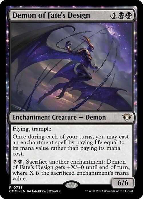 Demon of Fate's Design ~ Commander Masters [ NearMint ] [ Magic MTG ]