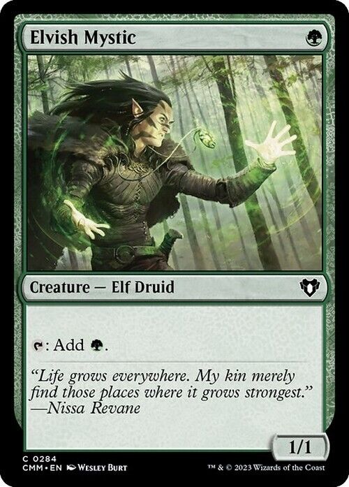 Elvish Mystic ~ Commander Masters [ NearMint ] [ Magic MTG ]