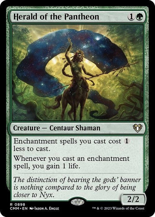 Herald of the Pantheon ~ Commander Masters [ NearMint ] [ Magic MTG ]