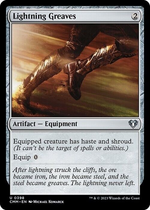 Lightning Greaves ~ Commander Masters [ NearMint ] [ Magic MTG ]