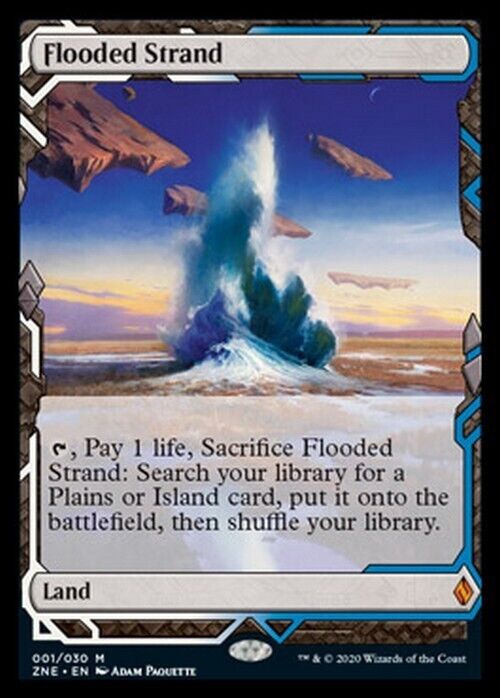 Flooded Strand ~ Zendikar Rising Expeditions [ MINT ] [ Magic MTG ]