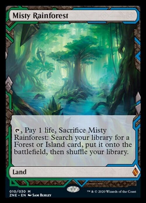 Misty Rainforest ~ Zendikar Rising Expeditions [ MINT ] [ Magic MTG ]