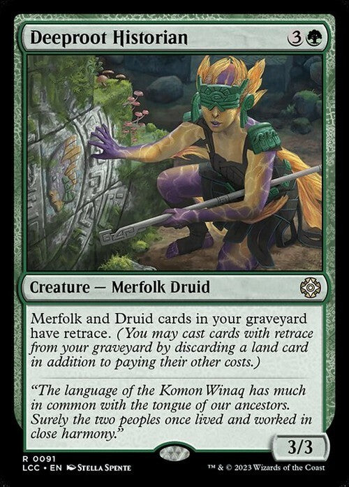 Deeproot Historian ~ Commander: The Lost Caverns of Ixalan [ NM ] [ Magic MTG ]