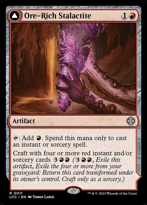 Ore-Rich Stalactite ~ Commander: The Lost Caverns of Ixalan [ NM ] [ Magic MTG ]