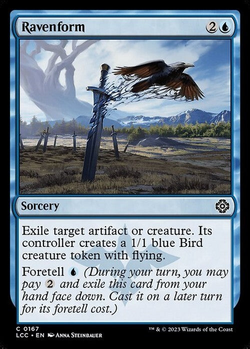 Ravenform ~ Commander: The Lost Caverns of Ixalan [ NM ] [ Magic MTG ]