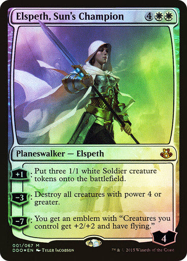 FOIL Elspeth, Sun's Champion ~ Duel Decks [ Excellent ] [ Magic MTG ]