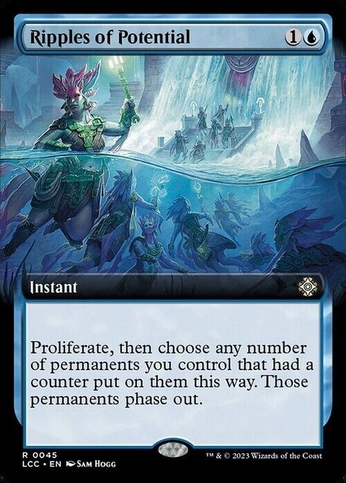 BORDERLESS Ripples of Potential ~ Commander: The Lost Caverns of Ixalan [ NM ]