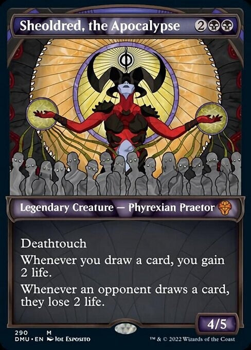 SHOWCASE Sheoldred, the Apocalypse ~ Dominaria United [ NearMint ] [ Magic MTG ]