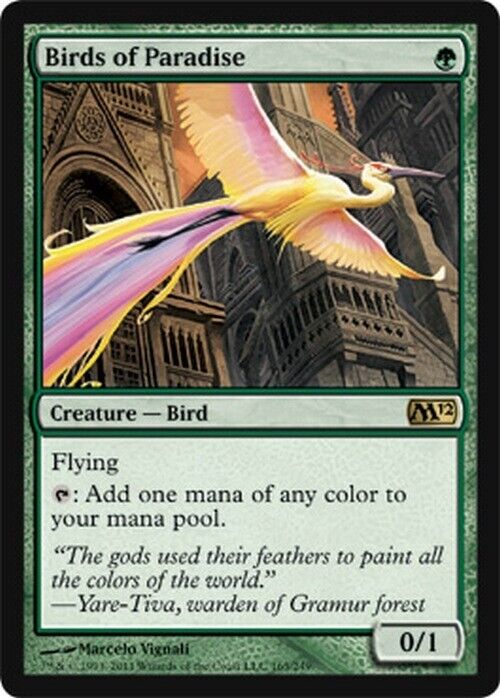 Birds of Paradise ~ Magic 2012 [ NearMint ] [ Magic MTG ]