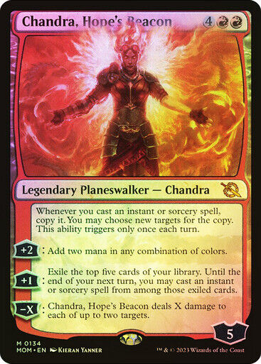 FOIL Chandra, Hope's Beacon ~ March of the Machine [ NearMint ] [ Magic MTG ]