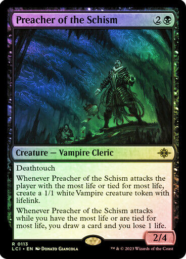 FOIL Preacher of the Schism ~ The Lost Caverns of Ixalan [ NM ] [ Magic MTG ]