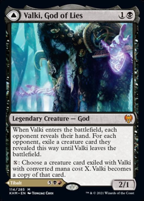 Valki, God of Lies / Tibalt, Cosmic Impostor ~ Kaldheim [ NM ] [ MTG ]
