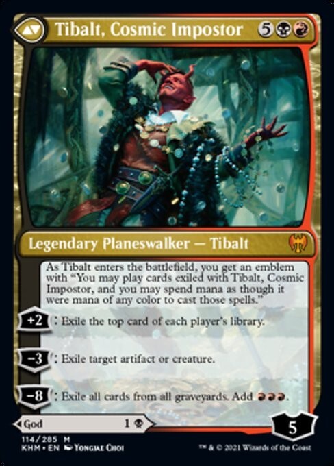 Valki, God of Lies / Tibalt, Cosmic Impostor ~ Kaldheim [ NM ] [ MTG ]