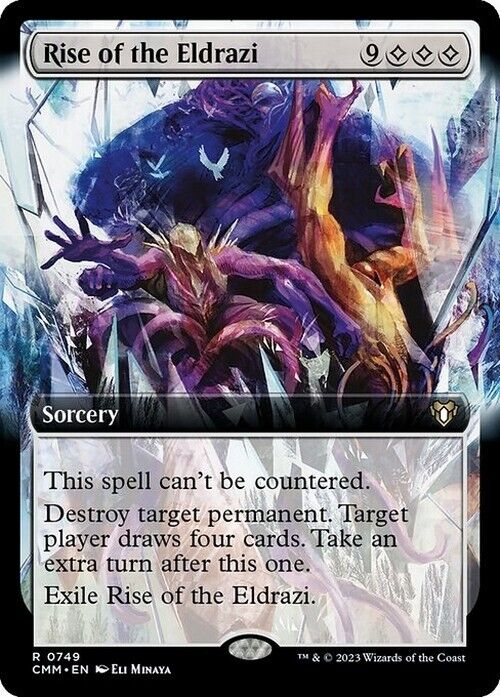 BORDERLESS Rise of the Eldrazi ~ Commander Masters [ NM ] [ Magic MTG ]