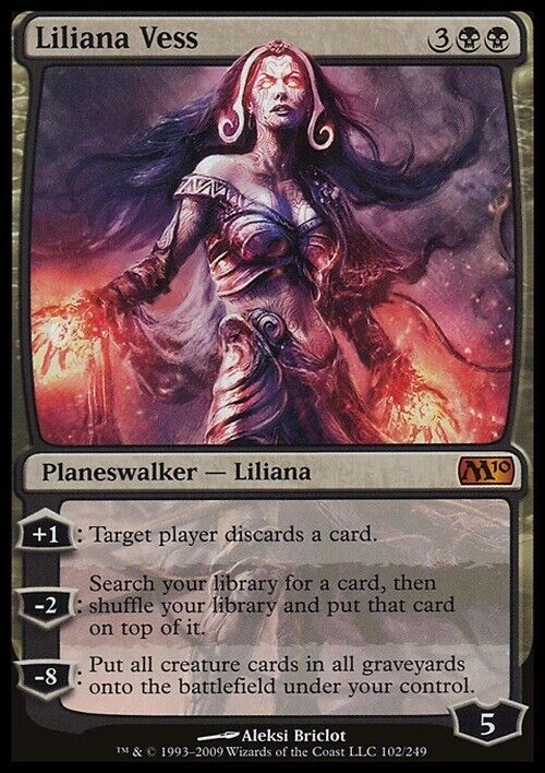 Liliana Vess ~ Magic 2010 [ Excellent ] [ Magic MTG ]