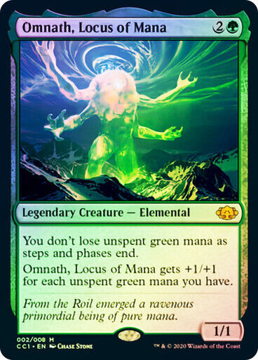 FOIL Omnath, Locus of Mana ~ Commander Collection: Green [ NM ] [ Magic MTG ]