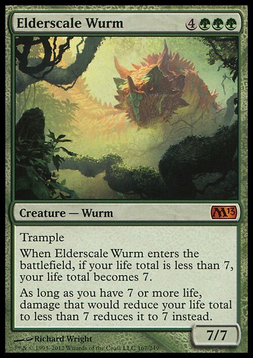 Elderscale Wurm ~ Magic 2013 [ Excellent ] [ Magic MTG ]