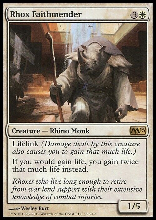 Rhox Faithmender ~ Magic 2013 [ Excellent ] [ Magic MTG ]