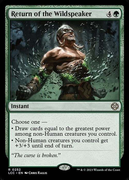 Return of the Wildspeaker ~ Commander: The Lost Caverns of Ixalan [ NM ] [ MTG ]