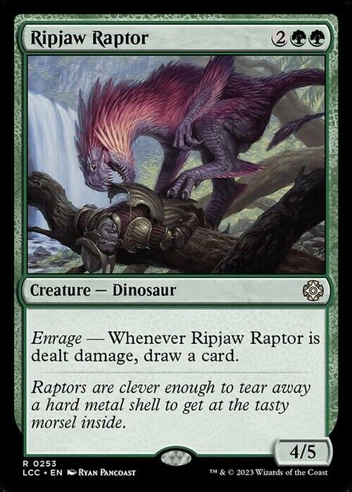 Ripjaw Raptor ~ Commander: The Lost Caverns of Ixalan [ NM ] [ Magic MTG ]