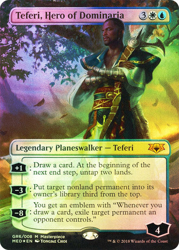 FOIL Teferi, Hero of Dominaria ~ GRN Mythic Edition [ NearMint ] [ Magic MTG ] - London Magic Traders Ltd