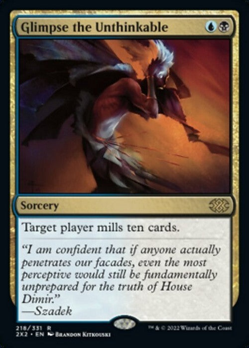 Glimpse the Unthinkable ~ Double Masters 2022 [ NearMint ] [ Magic MTG ]