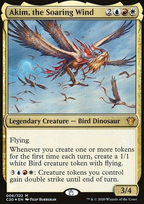 Akim, the Soaring Wind ~ Commander: Ikoria [ Excellent ] [ Magic MTG ]