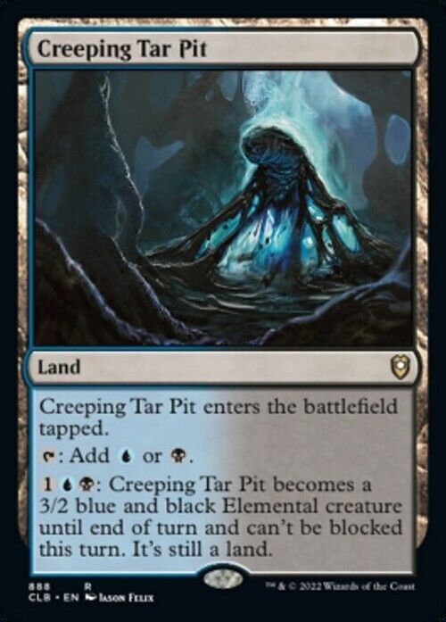 Creeping Tar Pit ~ Commander Legends 2 [ NM ] [ MTG ]