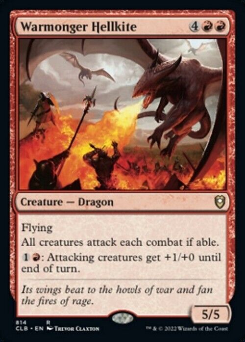 Warmonger Hellkite ~ Commander Legends 2 [ NM ] [ MTG ]