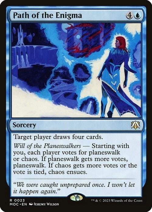 Path of the Enigma ~ Commander: March of the Machine [ NM ] [ Magic MTG ]