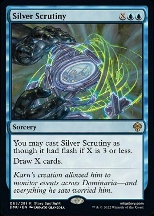 Silver Scrutiny ~ Dominaria United [ NearMint ] [ Magic MTG ]