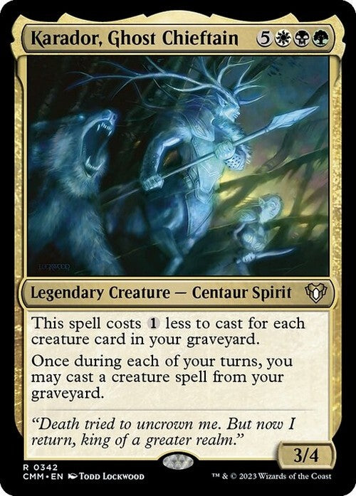 Karador, Ghost Chieftain ~ Commander Masters [ NearMint ] [ Magic MTG ]