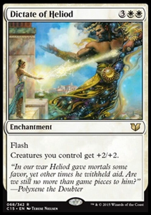 Dictate of Heliod ~ Commander 2015 [ Excellent ] [ Magic MTG ]