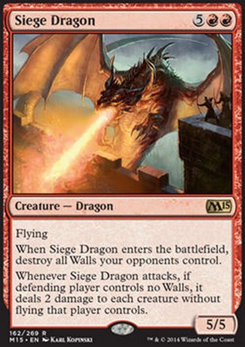 Siege Dragon ~ Magic 2015 [ Excellent ] [ Magic MTG ]