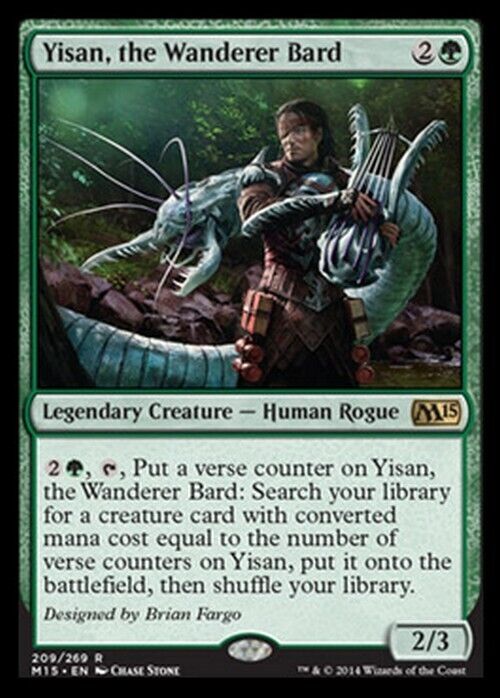 Yisan, the Wanderer Bard ~ Magic 2015 [ Excellent ] [ Magic MTG ]