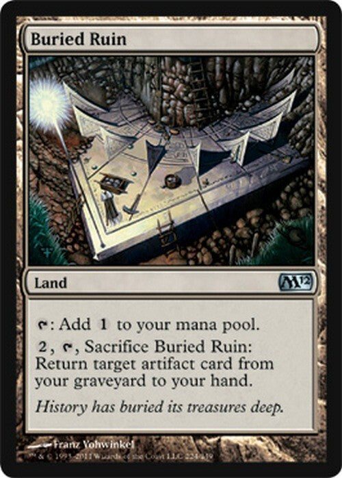 Buried Ruin ~ Magic 2012 [ PLAYED ] [ Magic MTG ]