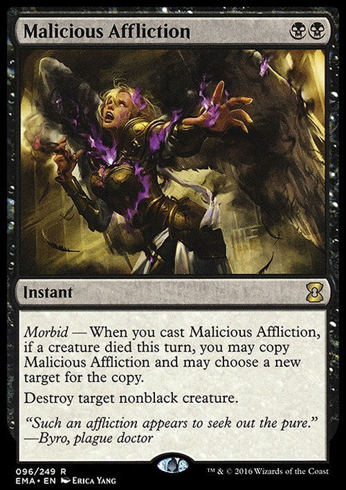 Malicious Affliction ~ Eternal Masters [ Excellent ] [ Magic MTG ]