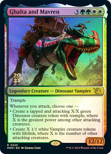 FOIL Ghalta and Mavren ~ Prerelease March of the Machine [ NM ] [ Magic MTG ]