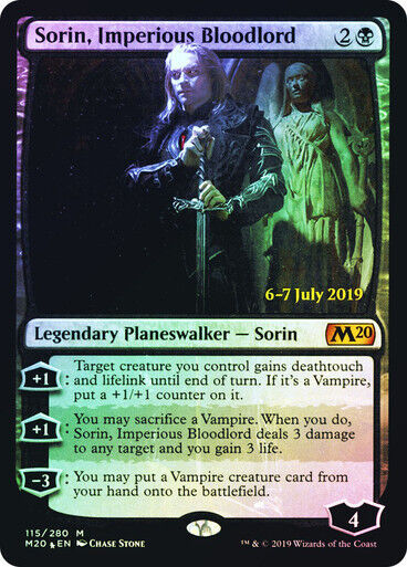 FOIL Sorin, Imperious Bloodlord ~ Prerelease Core 2020 [ EX ] [ Magic MTG ]