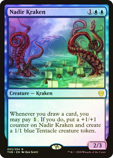 FOIL Nadir Kraken ~ Theros Beyond Death [ NearMint ] [ Magic MTG ]