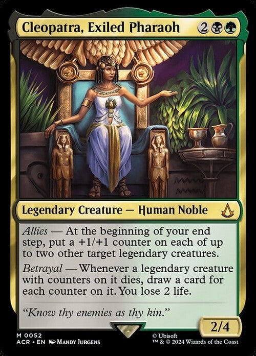Cleopatra, Exiled Pharaoh ~ Assassin's Creed [ NM ] [ Magic MTG ]
