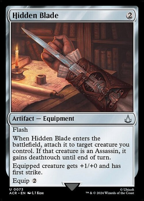 Hidden Blade ~ Universes Beyond: Assassin's Creed [ NM ] [ Magic MTG ]