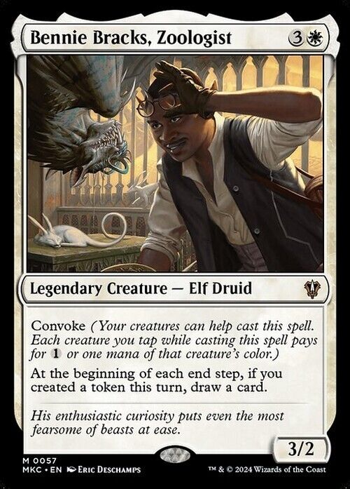 Bennie Bracks, Zoologist ~ Commander: Murders at Karlov Manor [ NM ] [ MTG ]