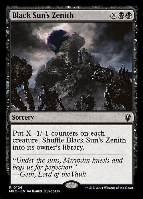 Black Sun's Zenith ~ Commander: Murders at Karlov Manor [ NM ] [ MTG ]