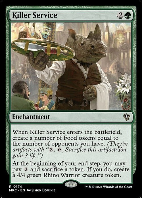 Killer Service ~ Commander: Murders at Karlov Manor [ NM ] [ MTG ]