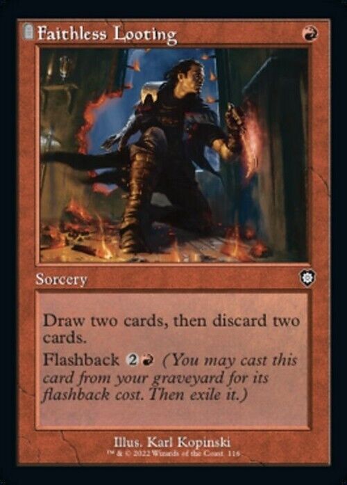 Faithless Looting ~ Commander: The Brothers' War [ NM ] [ Magic MTG ]