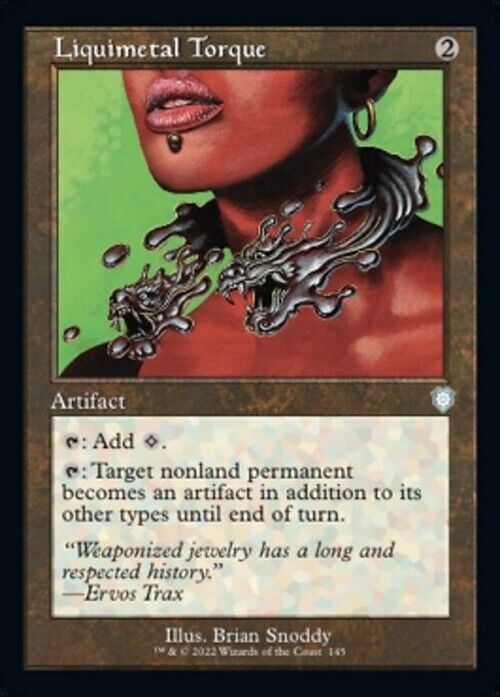 Liquimetal Torque ~ Commander: The Brothers' War [ NM ] [ Magic MTG ]