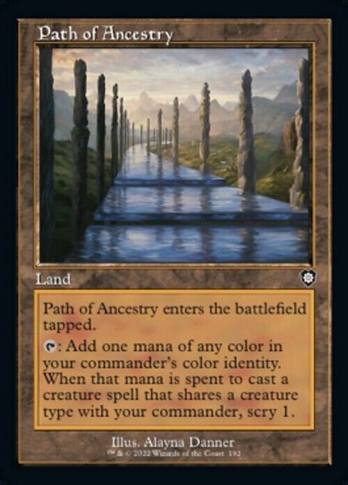 Path of Ancestry ~ Commander: The Brothers' War [ NM ] [ Magic MTG ]