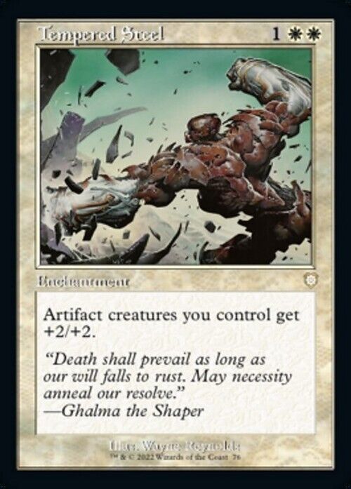 Tempered Steel ~ Commander: The Brothers' War [ NM ] [ Magic MTG ]